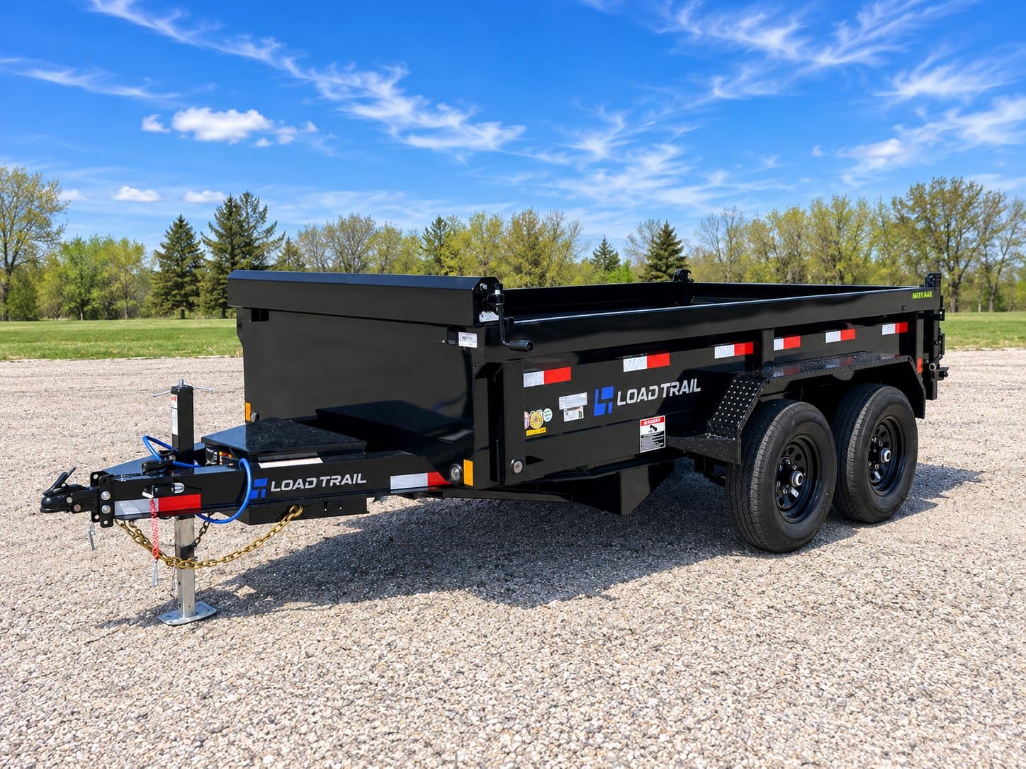 6x12' Dump Trailer (10K) — trailer rental near Appleton WI