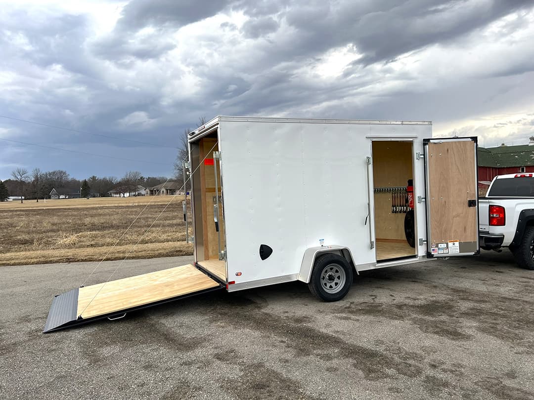 6x12' Enclosed Trailer — trailer rental near Appleton WI
