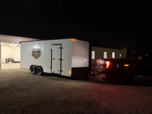 8.5x20' enclosed trailer