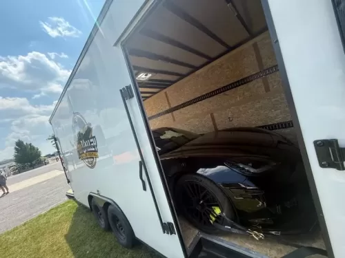 8x20’ enclosed trailer with C6 Corvette