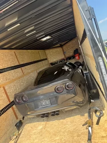 8x20’ enclosed trailer with C6 Corvette