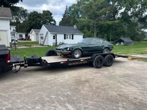 Classic car on our 20ft car hauler