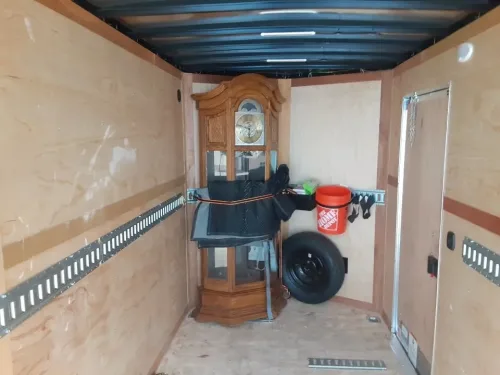 Hutch in our 6x12' enclosed trailer